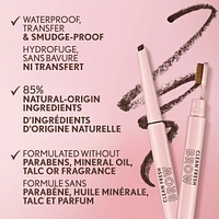 Clean Fresh Brow Filler Pomade Eyebrow Pencil, Ultra-Precise Tip, Creamy Formula, Highly Pigmented, Soft Matte Finish, Vegan Formula