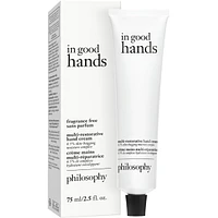 in good hands multi-restorative hand cream - fragrance free,