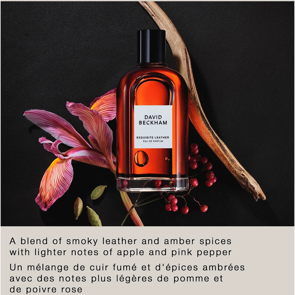 Exquisite Leather Eau de Parfum for Men, Fresh and Aromatic, Long Lasting Fragrance