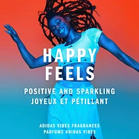 Vibes Happy Feels Eau de Parfum For All, Joyful and Uplifting, Long Lasting Fragrance, Grapefruit and Jasmine