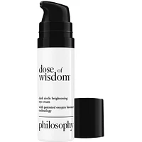 Dose of Wisdom Dark Circle Brightening Eye Cream with Vitamin C and Hyaluronic Acid