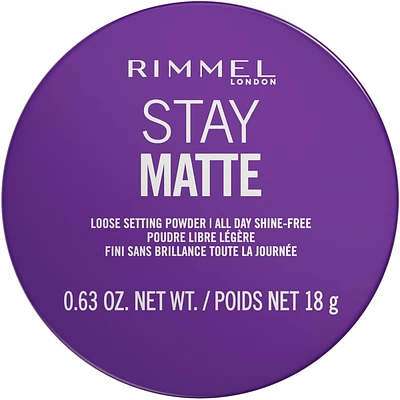 Stay Matte Loose Powder, Lightweight, soft focus effect, soft luxurious applicator puff, Talc-Free, 100% Cruelty-Free