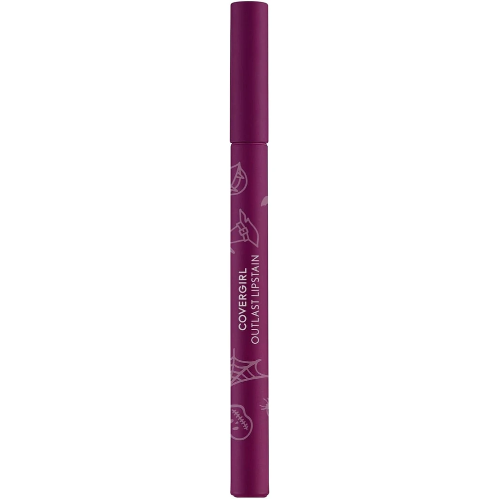 Outlast Lipstain, Smooth Application, Precise Pen-Like Tip, Transfer-Proof, Satin Stained Finish, Vegan Formula