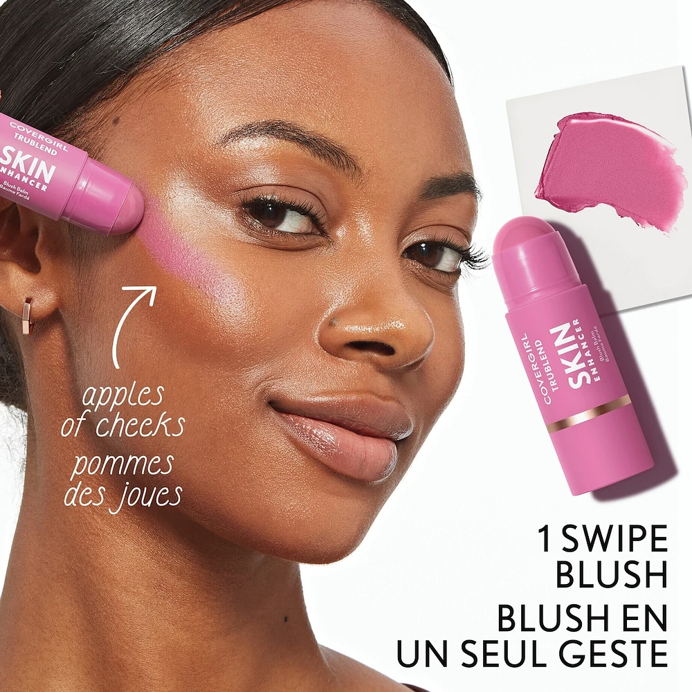 Trublend Skin Enhancer Balm Foundation Stick, Vegan Formula, Easy to Use, Glides on Effortlessly, Non-Greasy