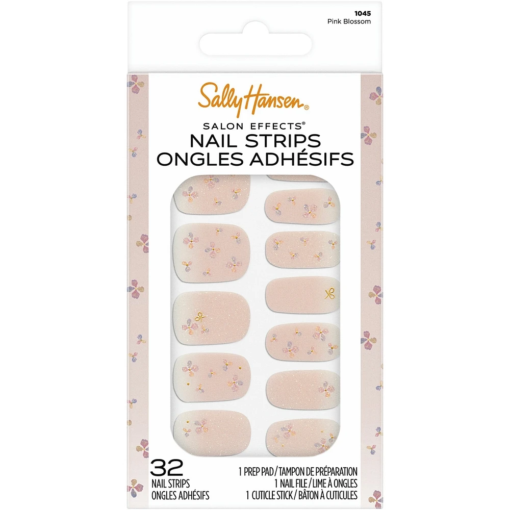 Salon Effects, Nail Strips, No UV Light Needed, Dry Time, Long-Lasting, Non-Damaging, Chipping