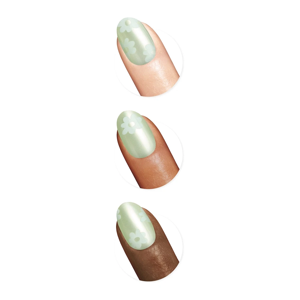 Salon Effects Perfect Manicure X Hershey's Cookies 'n' Creme Eggs, Easy to Apply, Non-Damaging, Long-Wearing