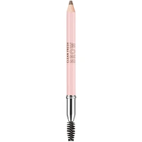 Clean Fresh Brow Eyebrow Pencil, Long-Lasting, Natural Looking, Vegan Formula, Easy to Apply, Pencil with Brush