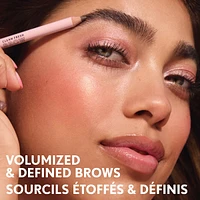 Clean Fresh Brow Eyebrow Pencil, Long-Lasting, Natural Looking, Vegan Formula, Easy to Apply, Pencil with Brush