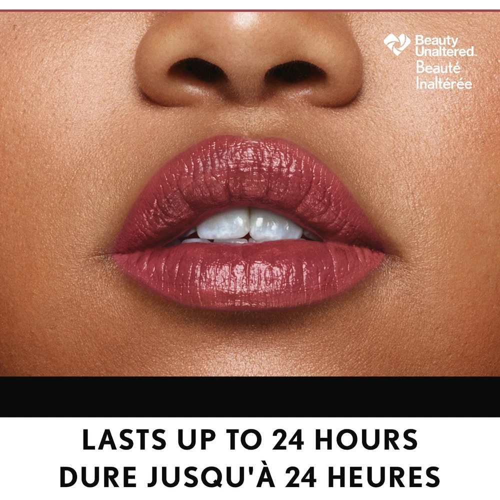 Laque à lèvres Outlast All-Day, couvrance longue durée, système en deux étapes, formule hydratante, résistant au transfert, 100% Sans Cruauté