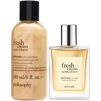 2-pc. fresh cream warm cashmere gift set