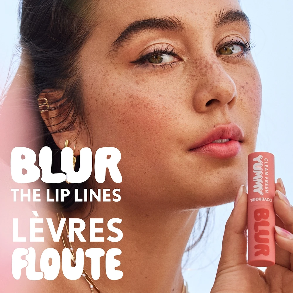 Rouge à lèvres Clean Fresh Yummy Blur, Effet estompant, mat, Formule végétalienne