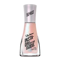Insta-Dri® Nail Polish, Crystal Collection, instant glow up. 3-in-1 formula with built-in base and top coat. 1 Stroke, Coat Done. Dries 60 seconds