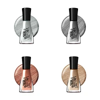 Insta-Dri® Nail Polish, Crystal Collection, instant glow up. 3-in-1 formula with built-in base and top coat. 1 Stroke, Coat Done. Dries 60 seconds