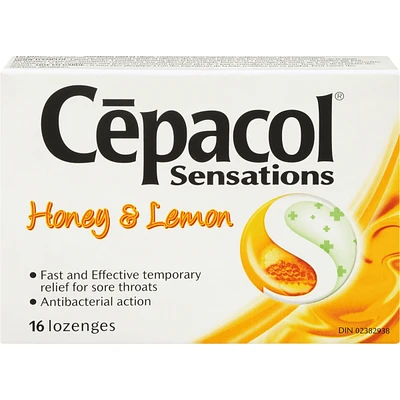 Cepacol® Sensations Honey and Lemon, Sore Throat Lozenges