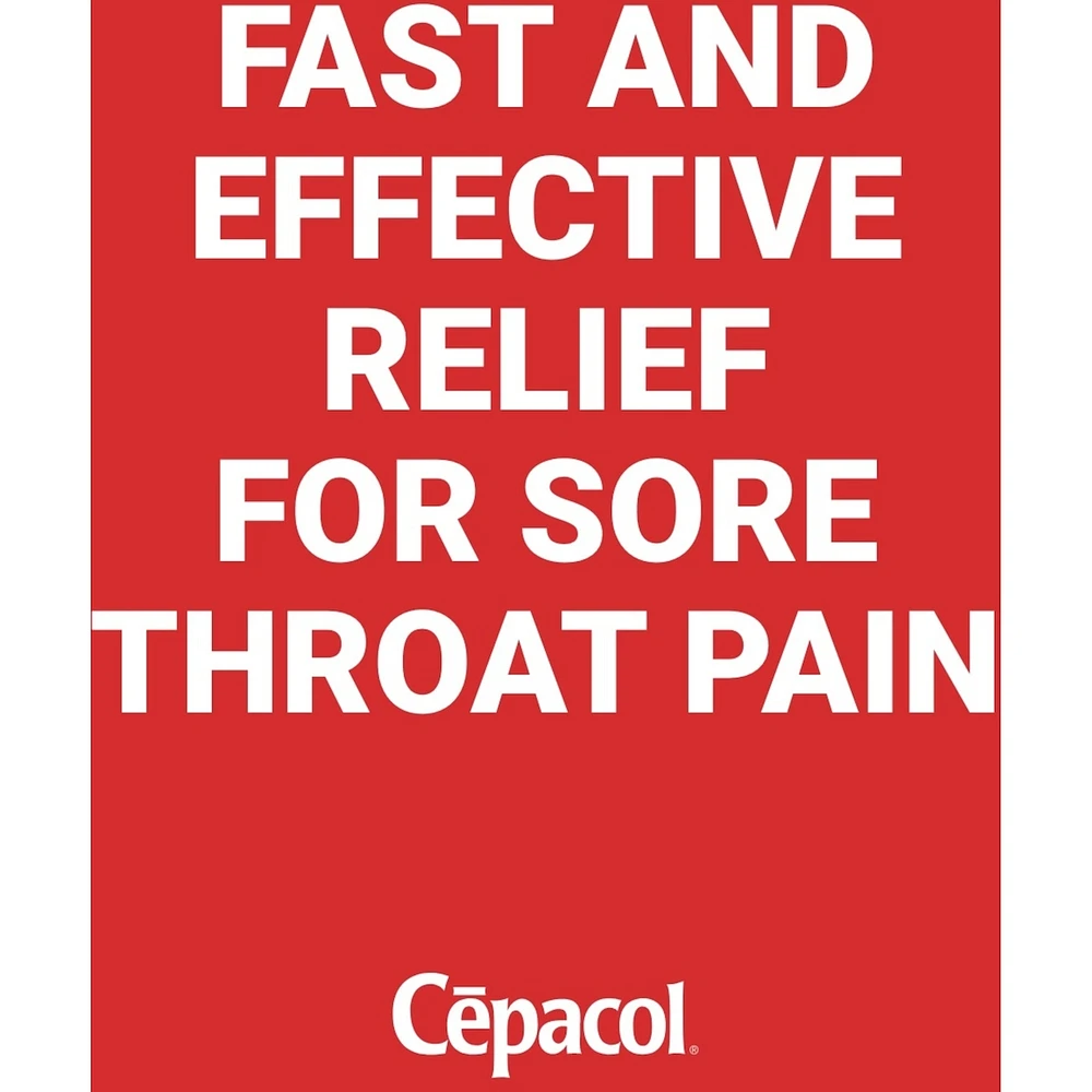 Cepacol® Extra Strength Sucrose Free Cherry, Sore Throat Lozenges, 16 ct