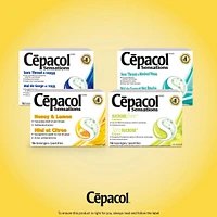 Cepacol® Extra Strength Sucrose Free Honey Lemon Value Pack, Sore Throat Lozenges