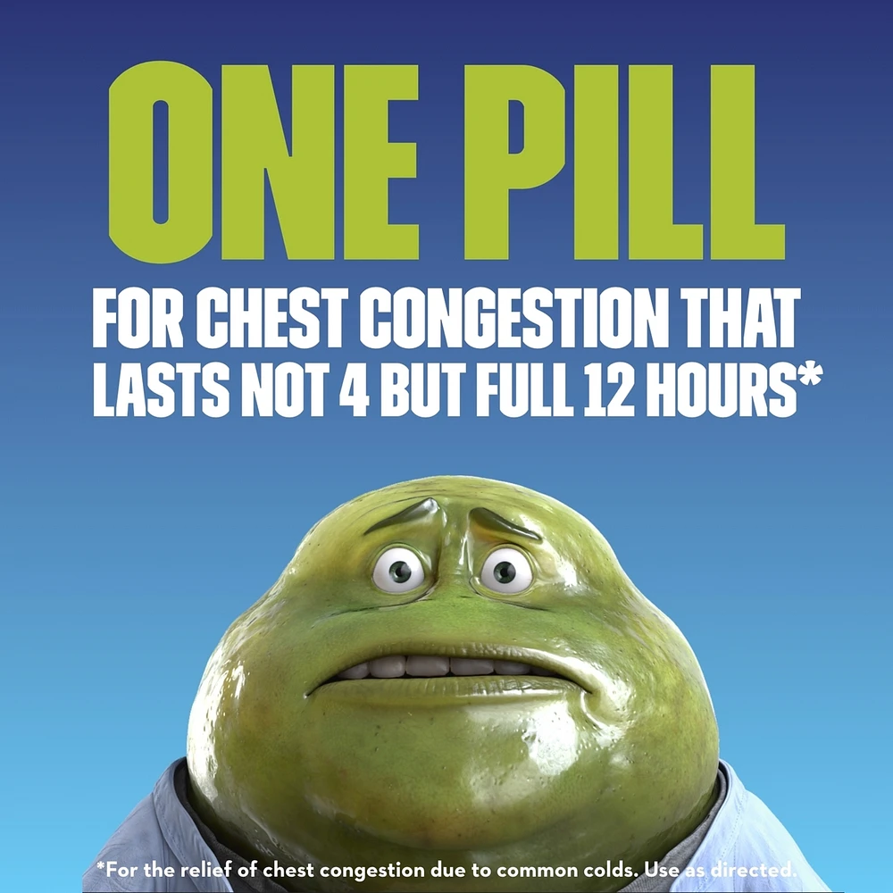 Chest Congestion Guaifenesin 600 mg Tablets Expectorant (Cough Medicine