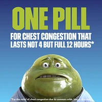 Chest Congestion Guaifenesin 600 mg Tablets Expectorant (Cough Medicine