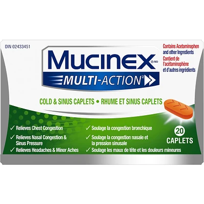 Multi-Action® Congestion, Cold & Flu Caplets