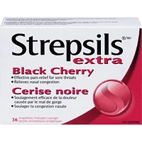 Strepsils® Extra Black Cherry, 36 ct