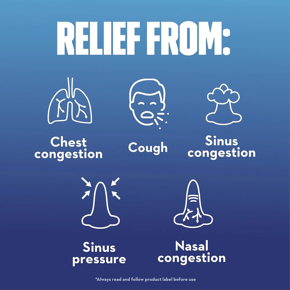MUCINEX® MULTI-ACTION™ Congestion, Stuffy Nose & Cough Liquid, 180 mL