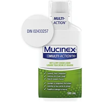 MUCINEX® MULTI-ACTION™ Wet & Dry Cough, Liquid, 180 mL