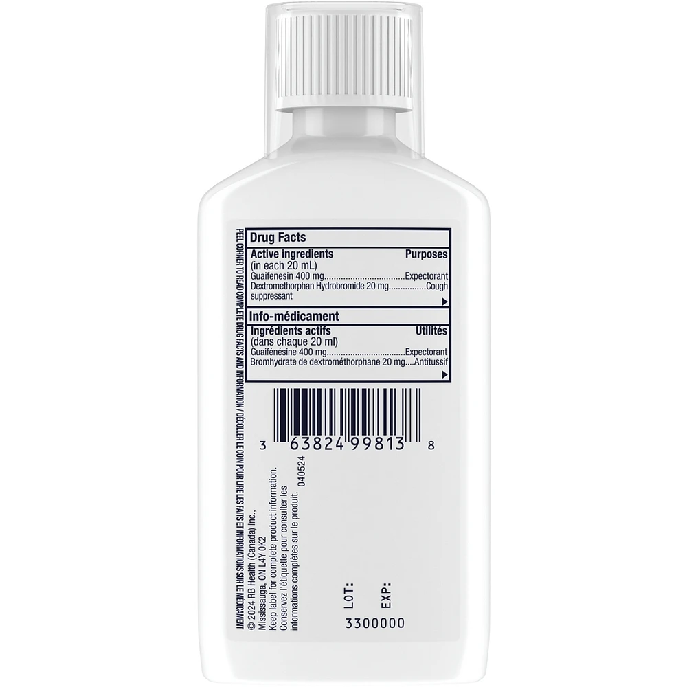 MUCINEX® MULTI-ACTION™ Wet & Dry Cough, Liquid, 180 mL