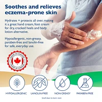 Base Glaxal Crème hydratante a l'avoine 
colloïdale + aloes