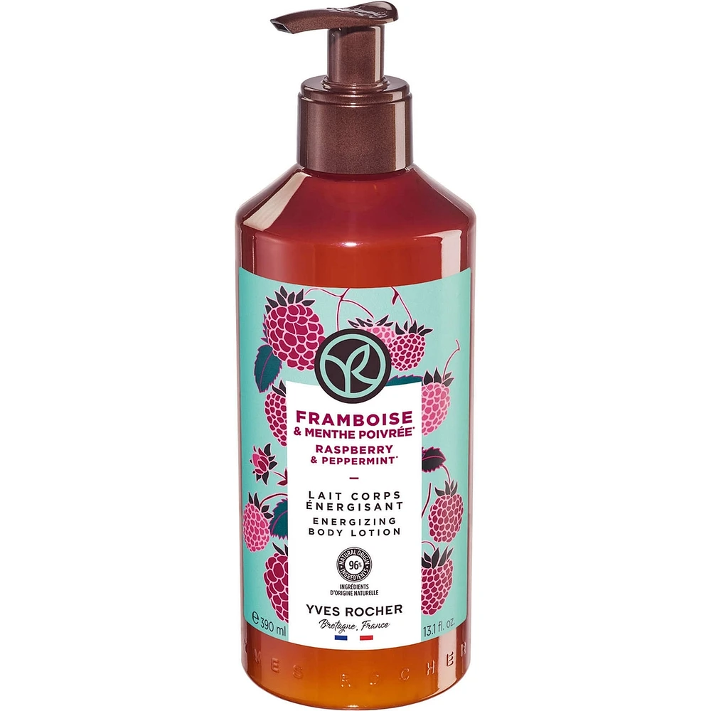 Raspberry & Peppermint Energizing Body Lotion