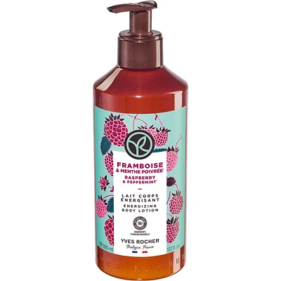 Raspberry & Peppermint Energizing Body Lotion