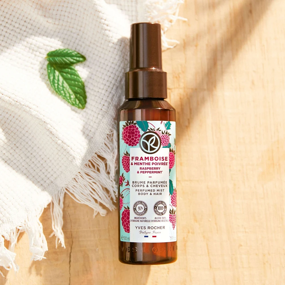 Raspberry & Peppermint Perfumed Mist Hair & Body