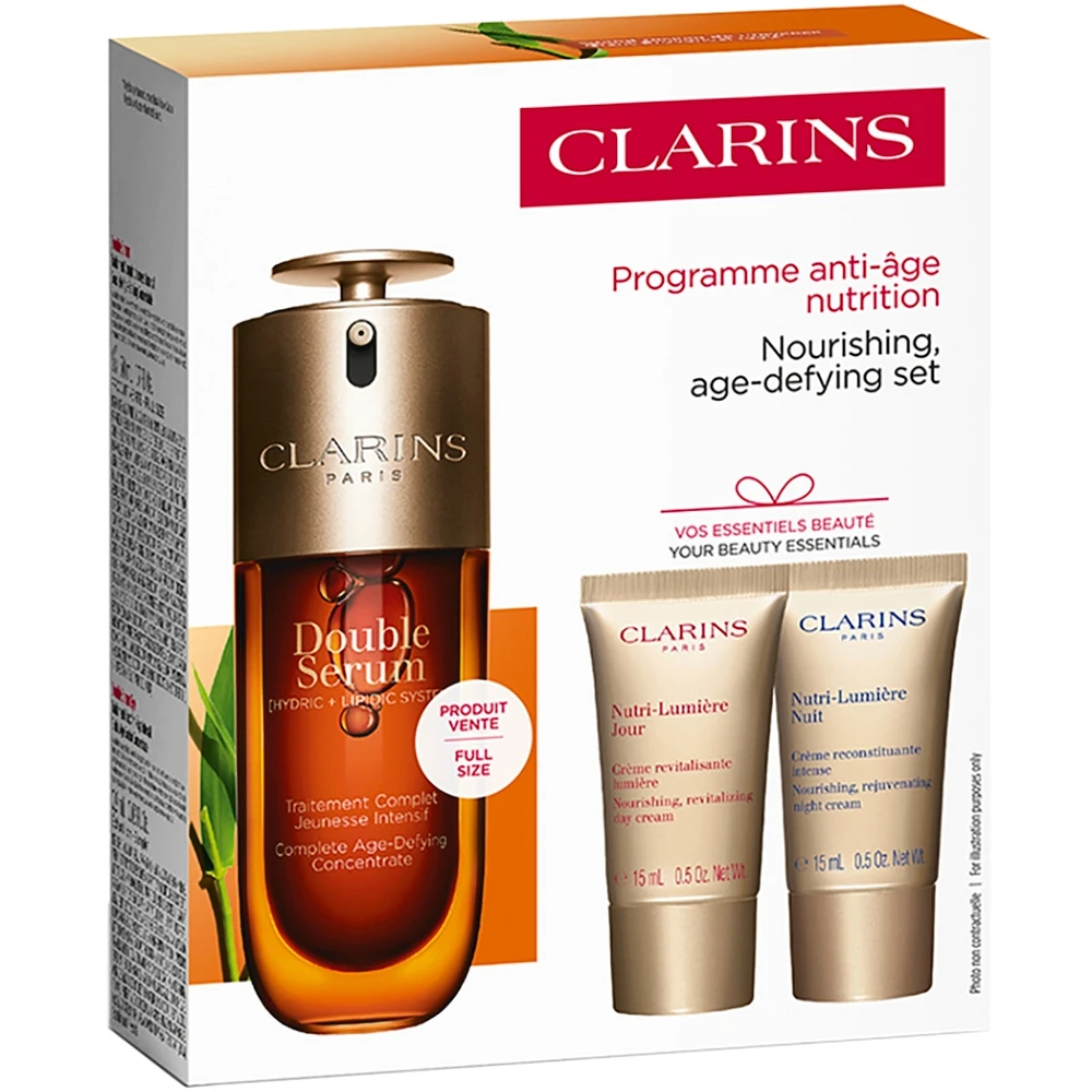 Double Serum & Nutri-Lumière - Nourishing, age-defying set
