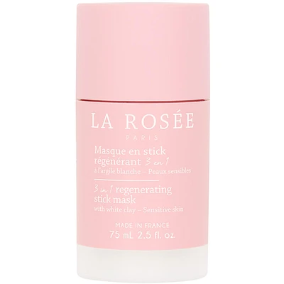 3-in-1 regenerating stick mask with white clay