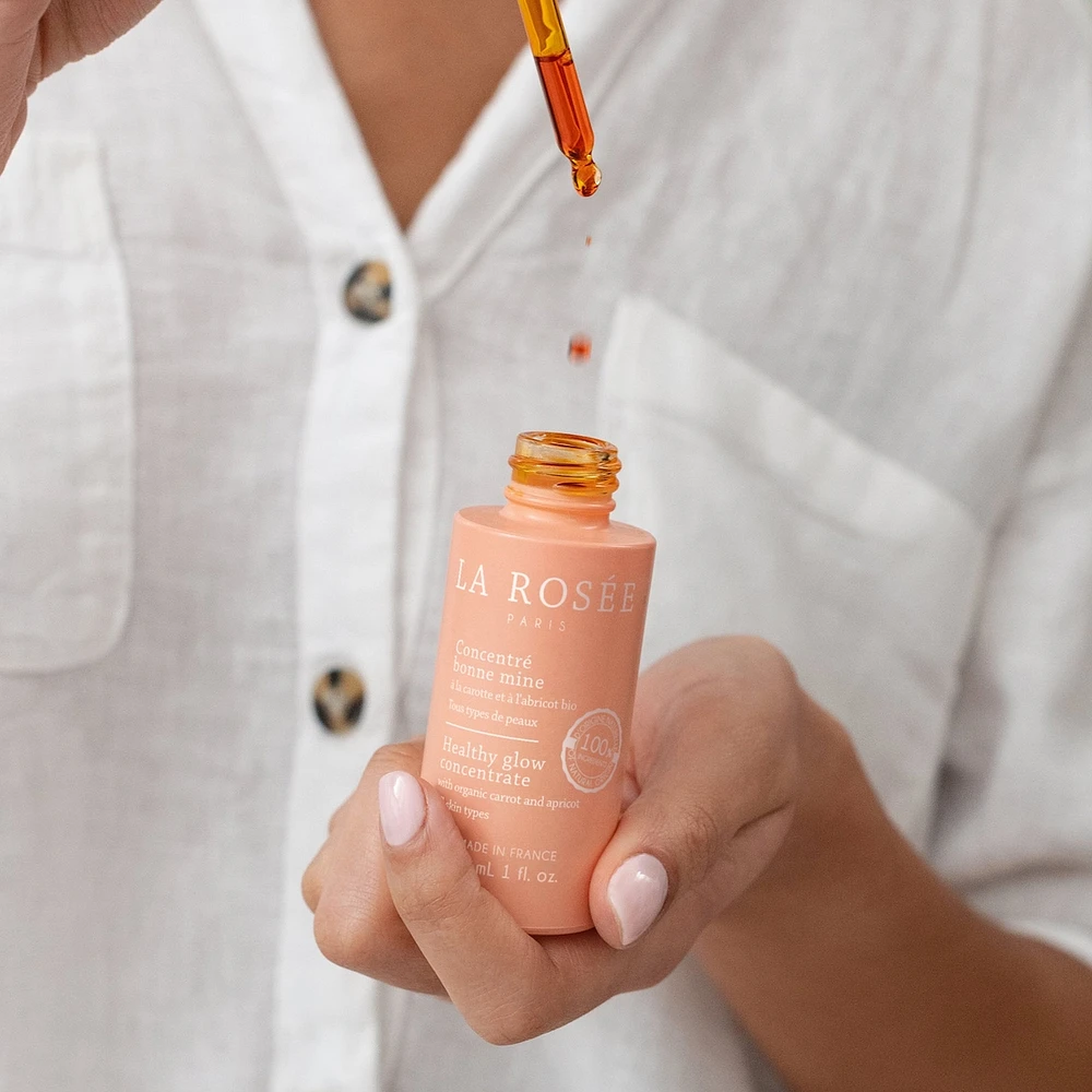 Healthy glow concentrate with organic carrot and apricot