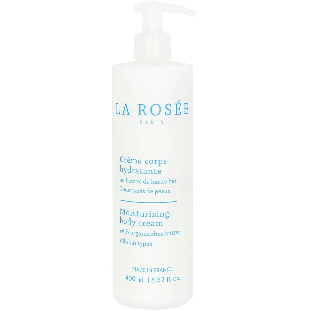 Moisturizing body cream with organic shea butter