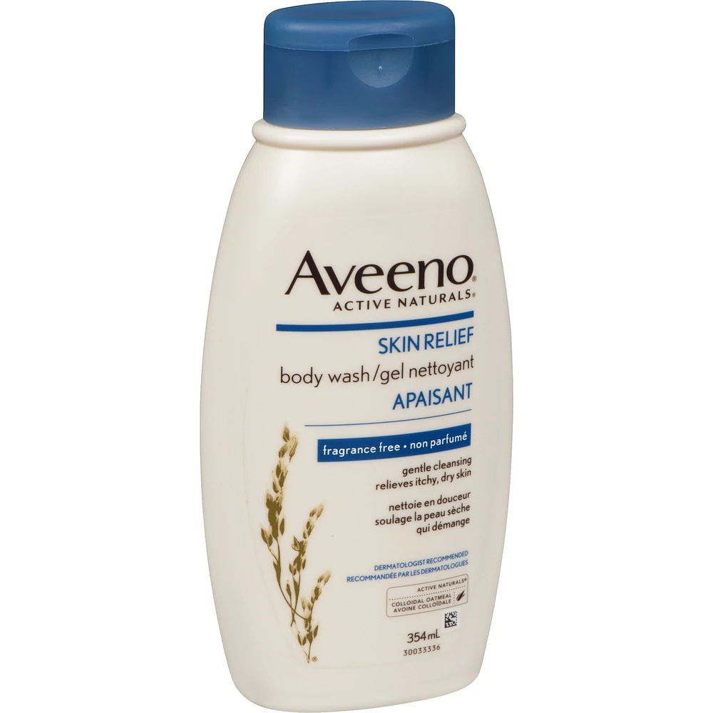 Aveeno Gel nettoyant non parfumé pour soulager la peau sèche ML