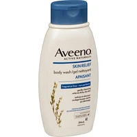 Aveeno Gel nettoyant non parfumé pour soulager la peau sèche ML