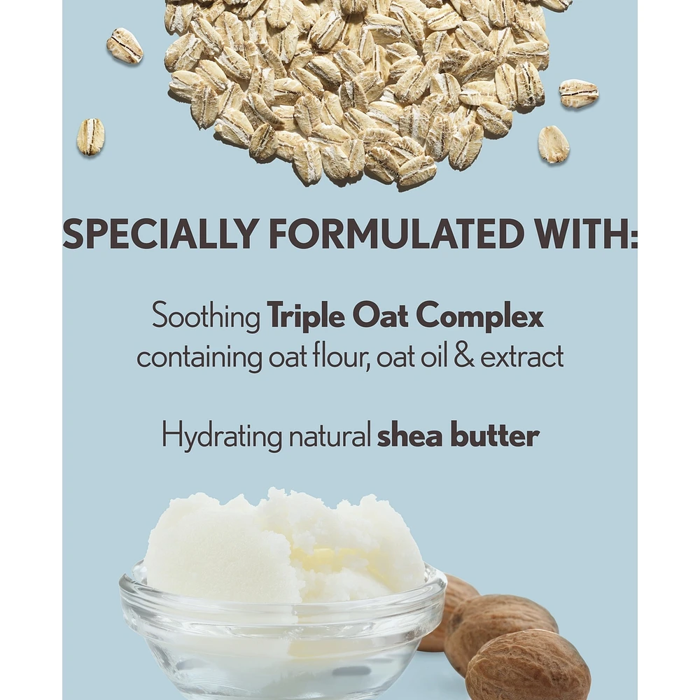 Aveeno Gel nettoyant non parfumé pour soulager la peau sèche ML