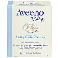 Aveeno Baby Soothing Bath Treatment , 5 packs