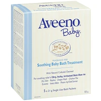 Aveeno Baby Soothing Bath Treatment , 5 packs