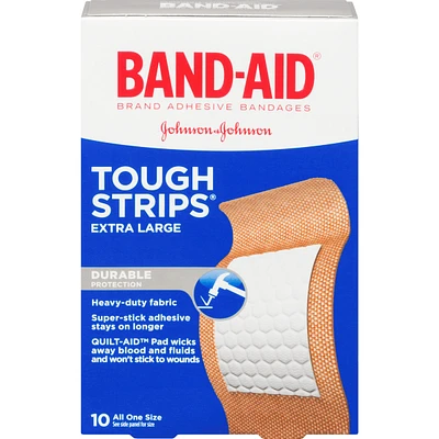 Tough-Strips Adhesive Bandages, Extra Large