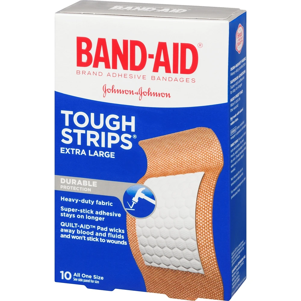 Tough-Strips Adhesive Bandages, Extra Large
