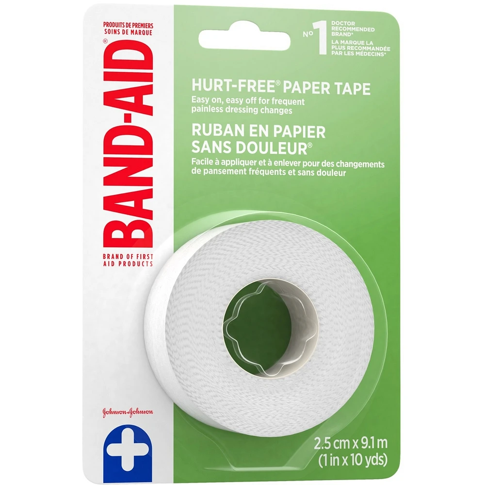 First Aid Paper Tape, 2.5 Centimetres by 9.1 Metres