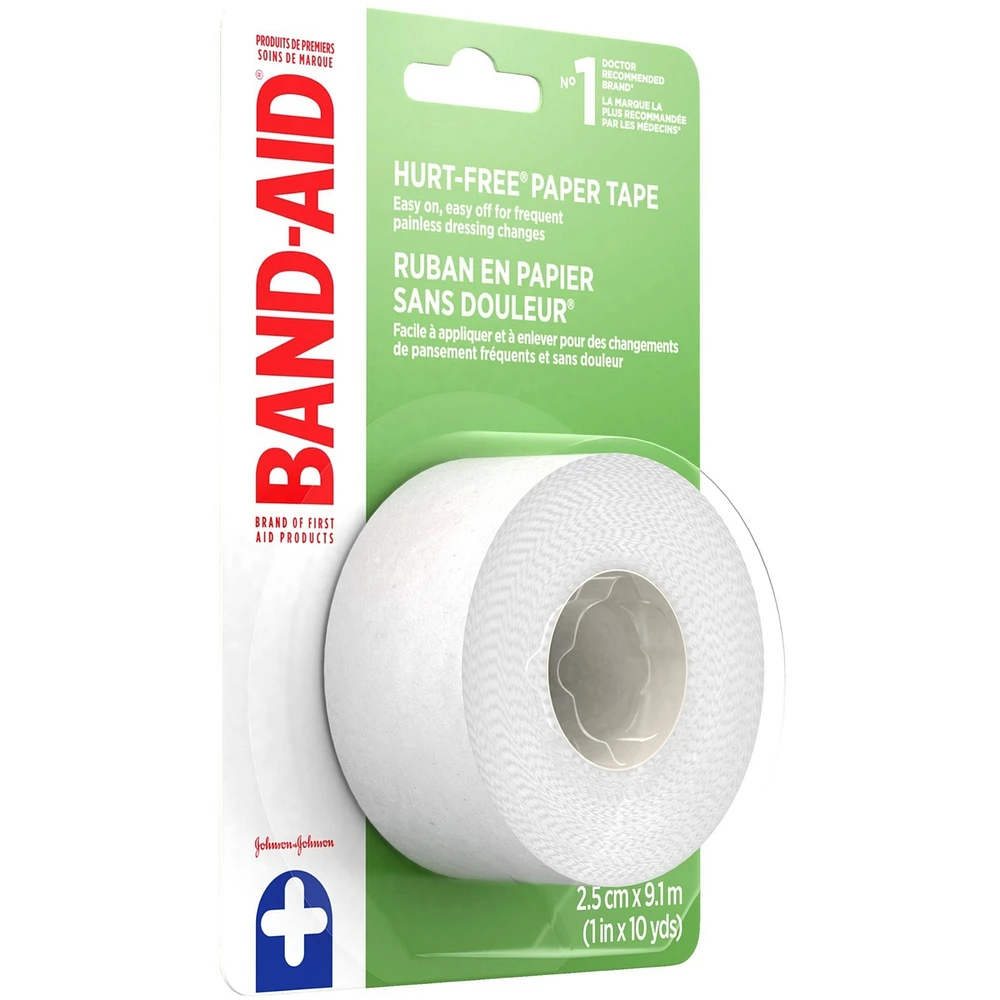 First Aid Paper Tape, 2.5 Centimetres by 9.1 Metres