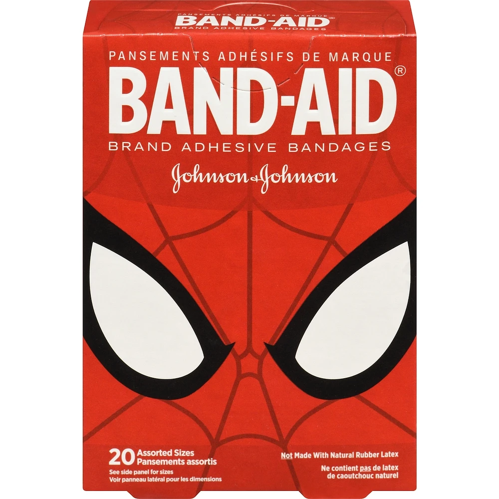 Adhesive Bandages for Kids, Marvel Spiderman