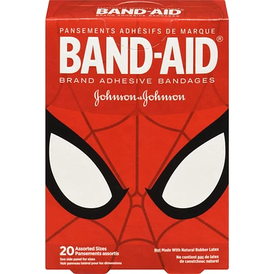 Adhesive Bandages for Kids, Marvel Spiderman