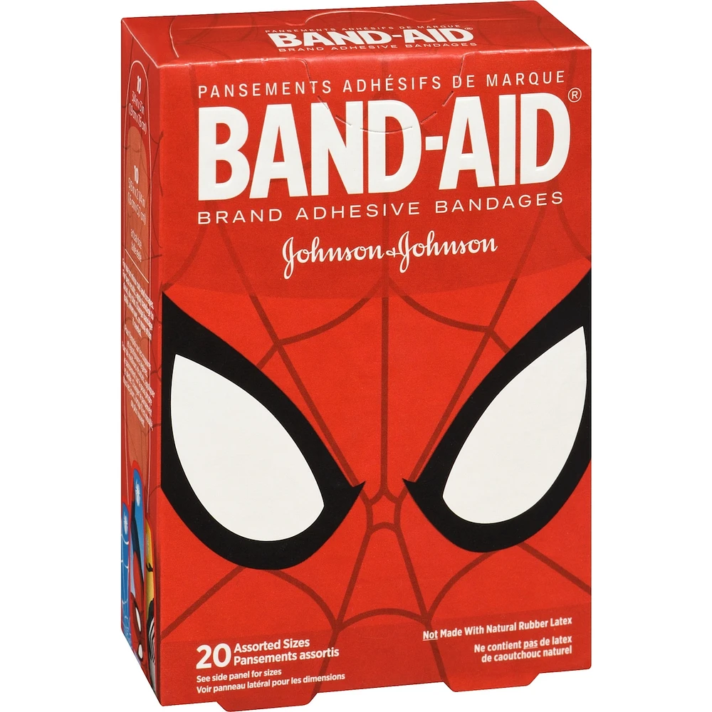 Adhesive Bandages for Kids, Marvel Spiderman