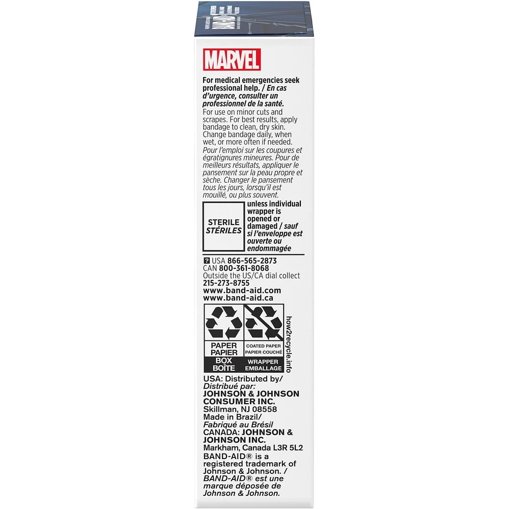 Adhesive Bandages for Kids, Marvel Spiderman