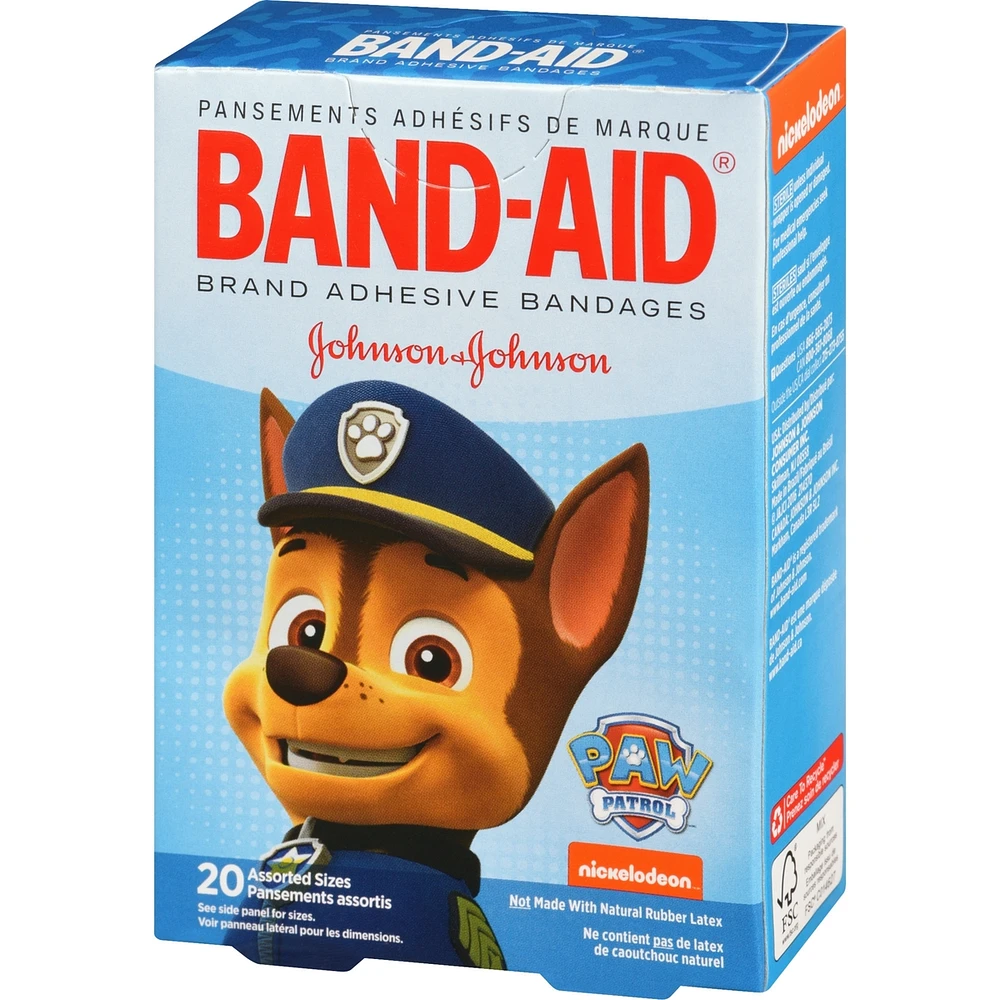 Adhesive Bandages for Kids, Paw Patrol