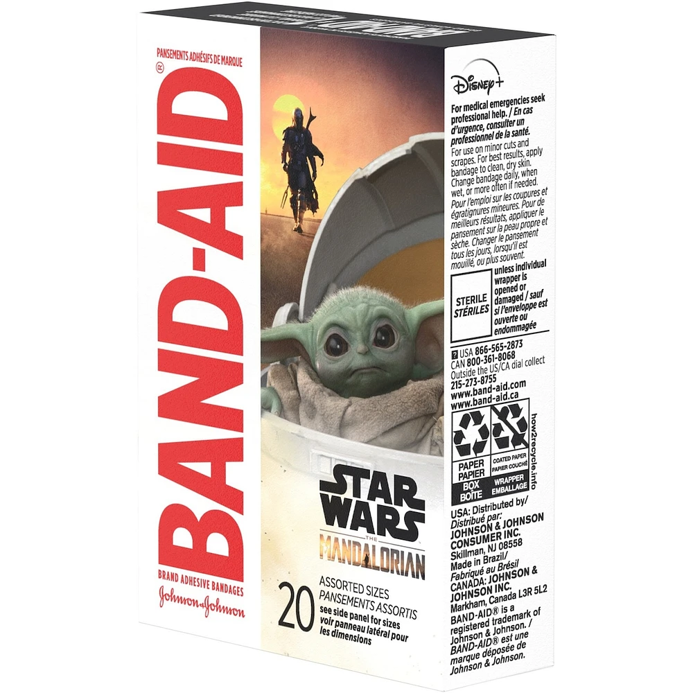 Adhesive Bandages for Kids, Star Wars The Mandalorian